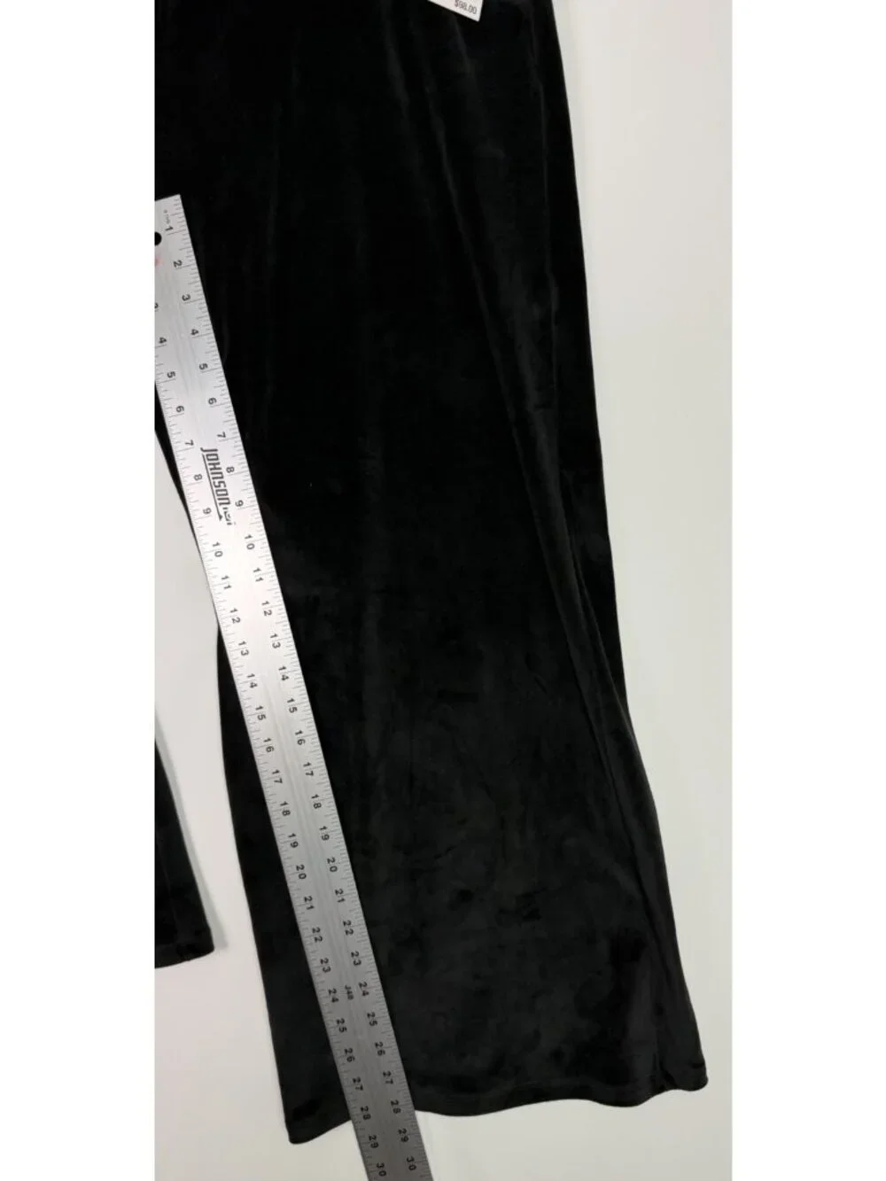 Michael Kors Velour Wide Leg Pants Women's Size XL Black Drawstring Lounge NWT